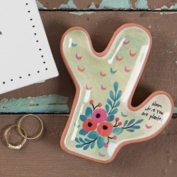 Natural Life Cactus Santa Fe Trinket Dish - Picture 2 of 10